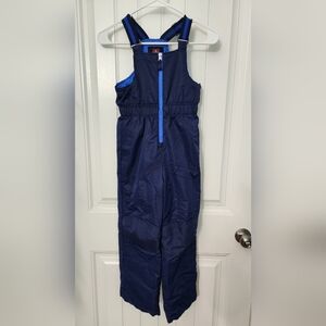 Swiss Tech Youth Snow Bibs, Navy Blue, Size Small (6/7)